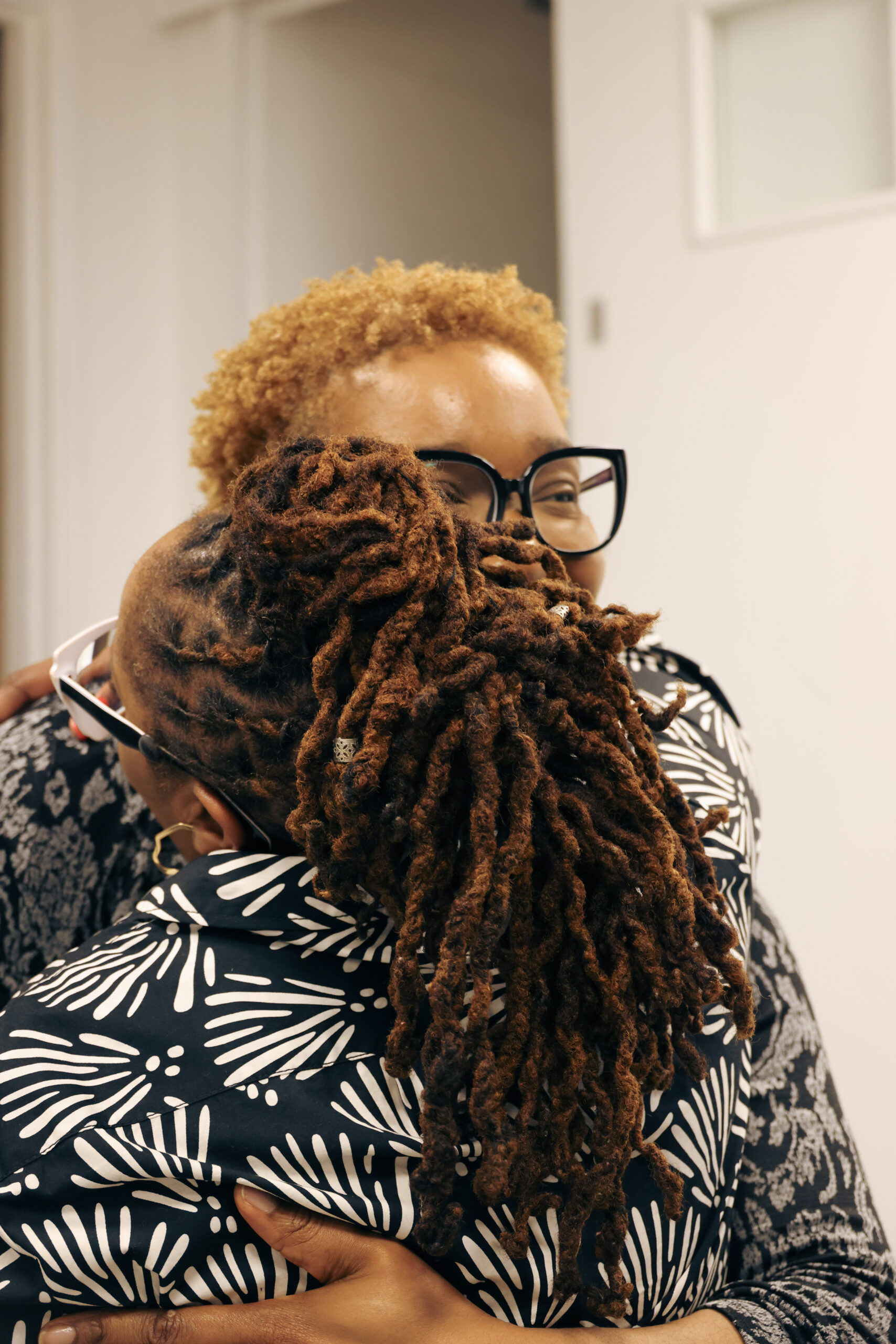 Down Syndrome, Two mothers Hugging